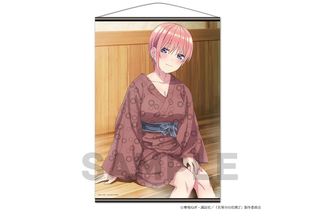 「五等分の花嫁∬」五つ子のソロビジュアルをタペストリーやポートレートで♪ 新グッズ登場 画像