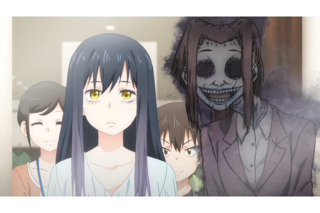 秋アニメ「見える子ちゃん」無視しきないヤバイやつに遭遇して…第8話先行カット 画像