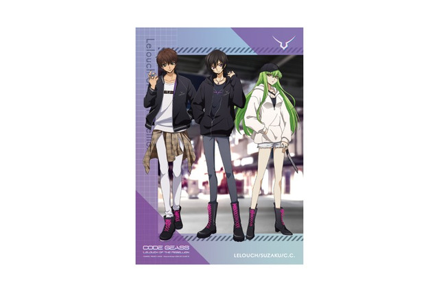 「コードギアス」ストリートスタイルのルルーシュたちをデザイン！ 15周年記念コラボグッズ続々登場 画像