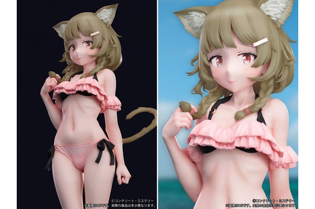 ケモミミ学園 「コンクリさん」追視アイver.フィギュアが登場！ どこか照れくさそうな表情であなたを見つめる…♪ 画像