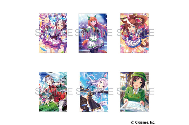 「ウマ娘」ゲーム内の美麗イラストを使用！クリアファイルなど新作グッズが登場 画像