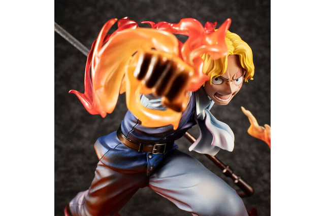 「ワンピース」“火炎（エース）が許さねェってよ！”サボの大迫力フィギュア登場 画像
