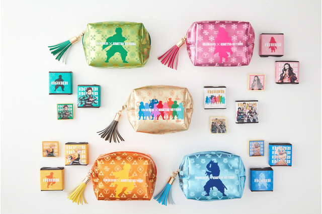 「鬼滅の刃」宇髄天元らモチーフの“ポーチ型お菓子ギフト”発売！ 大人でも使いやすいデザイン◎ 画像