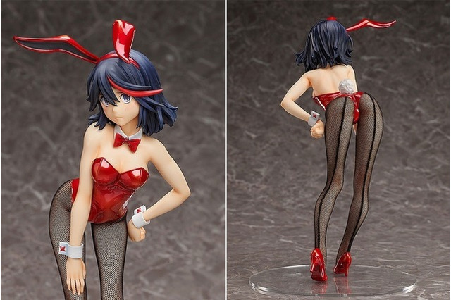 「キルラキル」纏流子がバニースタイルでフィギュア化！ 恥じらい顔がたまらない…！ 画像