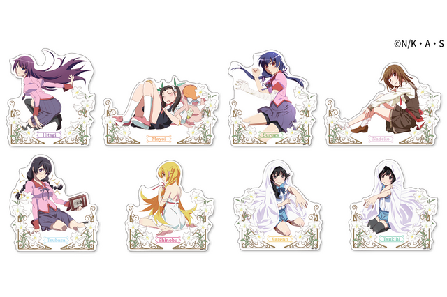 「物語シリーズ」BIGパネルやチェキ風ブロマイドが当たる！デジタルくじ“ちゃれくじ”に登場 画像