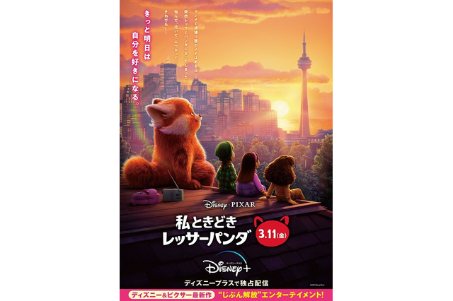 ディズニー＆ピクサー「私ときどきレッサーパンダ」日本版新ビジュアル公開！ “アカデミー賞”短編アニメ賞受賞のドミー・シーが監督 画像