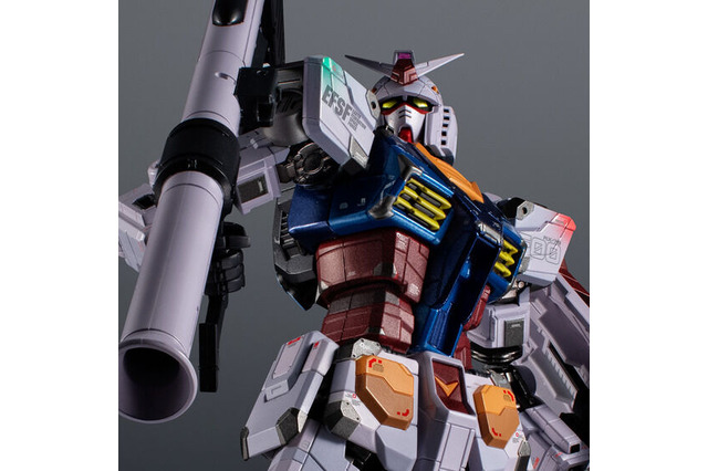 動く実物大ガンダム“RX-78F00 ガンダム”、「超合金」フィギュア化！ 夜間時起動実験をイメージしたカラー＆ギミックに注目 画像