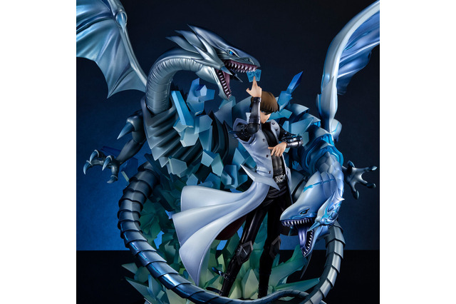 「遊☆戯☆王」闘え、信じるもののために― 海馬瀬人、2体の龍を従え迫力のフィギュア化 画像