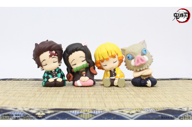 「鬼滅の刃」炭治郎、禰豆子、善逸、伊之助が“ズン”と寄りかかる…“肩ズン”フィギュア登場 画像