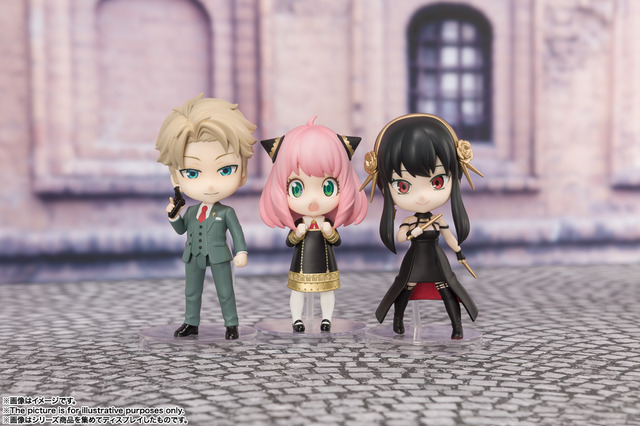 春アニメ「SPY×FAMILY」ロイド、ヨル、アーニャが早くもデフォルメフィギュア化！ 手のひらサイズに魅力を凝縮 画像