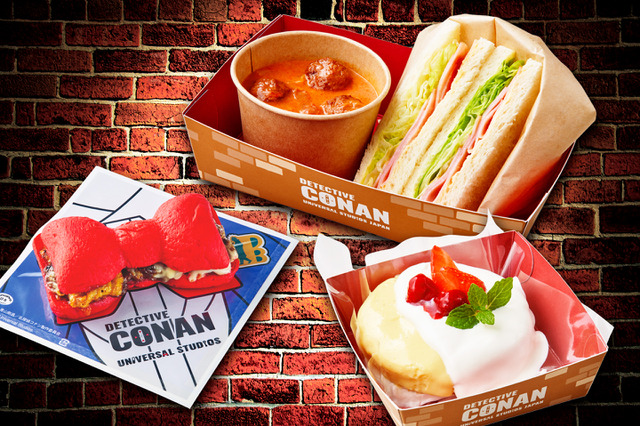 「コナン」蝶ネクタイサンド＆「セーラームーン」乙女ときめくケーキも♪ USJコラボフード・グッズを紹介 画像