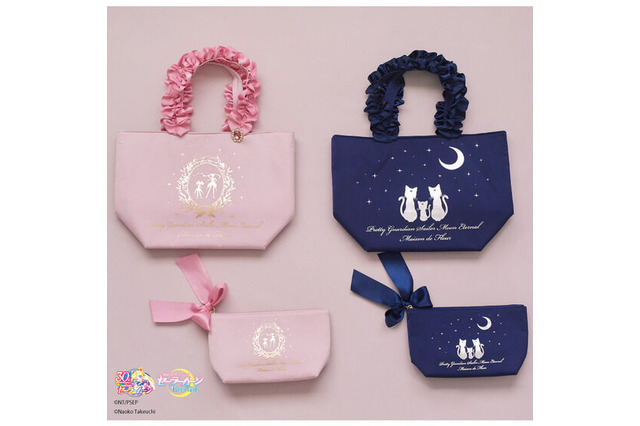 「セーラームーン」Maison de FLEURと初コラボ♪ トートバッグ、ポーチなど登場 画像