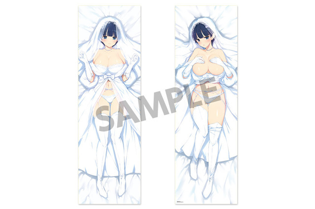 「閃乱カグラ」夜桜の抱き枕カバーが登場！ ウェディングドレス姿と肌の露出量に注目 画像