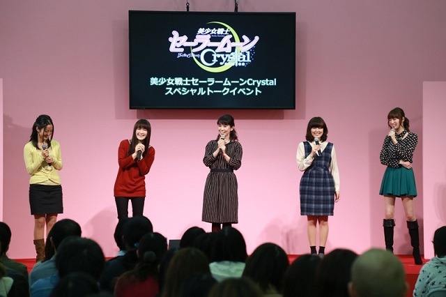 「セーラームーンCrystal」第2期はブラック・ムーン編、AGF2014にセーラー戦士5人が集結 画像