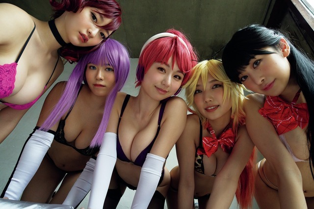 「終末のハーレム」週刊プレイボーイにコスプレグラビア掲載！ グラドル＆コスプレイヤーがエロティックに再現♪ 画像