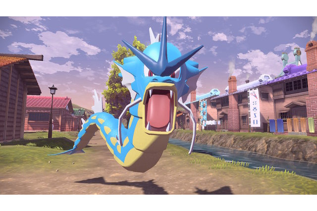 ギャラドスって飛べるんだ…「ポケモンレジェンズアルセウス」で優雅に飛び交うポケモン達を観察 画像