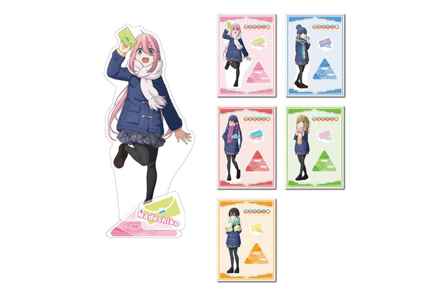 「ゆるキャン△」なでしこ、リンたちが“お手紙”片手に♪ 描き下ろしイラストグッズ登場 画像