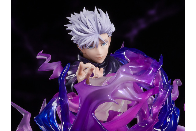 「呪術廻戦」五条悟、虚式“茈”を放つシーンがフィギュア化！ 迫力のエフェクト、なびく衣服など細部にもこだわり 画像