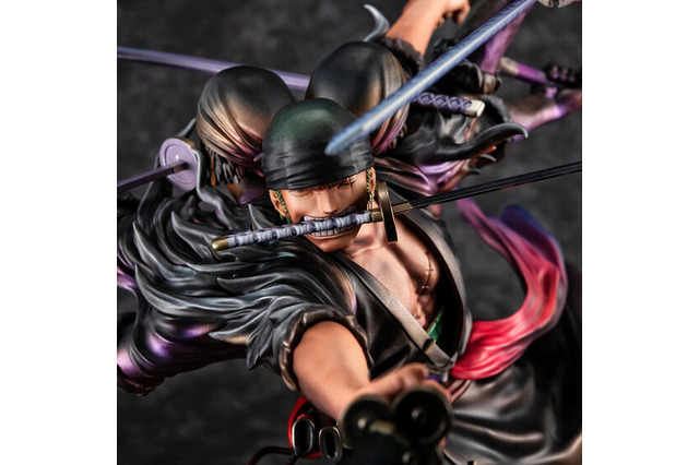 「ワンピース」鬼気迫る表情、阿修羅の雄姿！ ロロノア・ゾロ“Ver.鬼気 九刀流”のフィギュア登場 画像