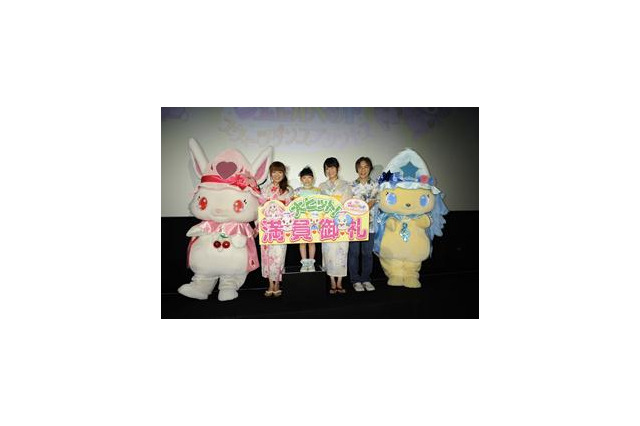 愛菜ちゃんが初日舞台挨拶　「ジュエルペット」「マイメロ」が全国100館以上で公開 画像