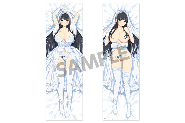 ドレスがはだけて肌が露わに！「閃乱カグラ 抱き枕カバー 斑鳩 ウェディング ver.」の予約受付がスタート 画像