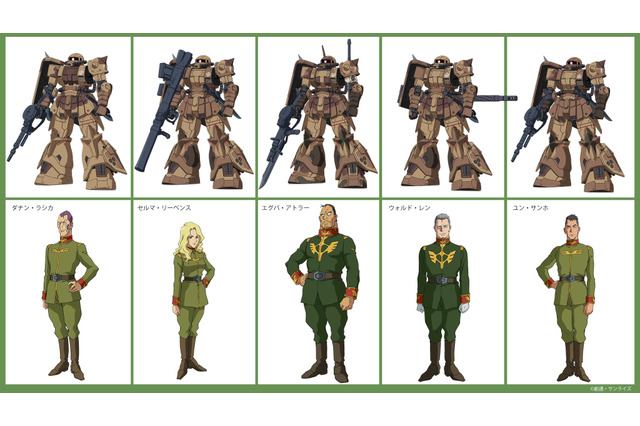 「ガンダム ククルス・ドアンの島」設定画が新たに公開！ “サザンクロス隊”＆MS-06GD高機動型ザク 画像