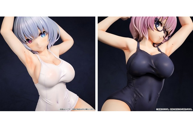 豊満なボディの双子が“スク水”で降臨！オリジナルフィギュア「マリン」「ルビィ」が登場 画像