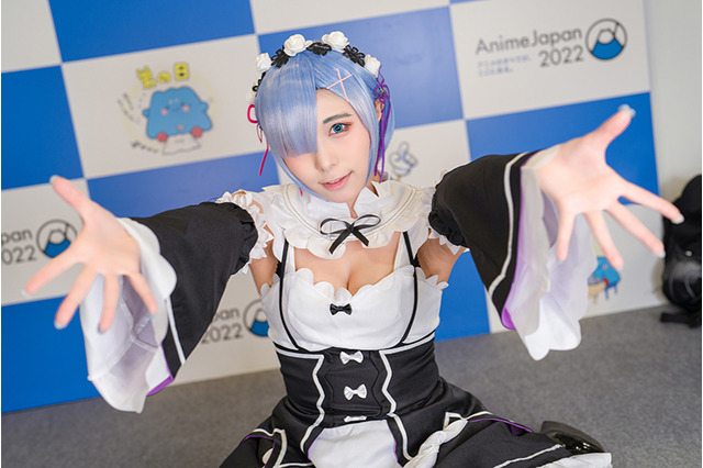 【コスプレ】『リゼロ』レムのたおやかな可愛さに癒される！注目モデル・ゆうかりん【写真9枚】 画像