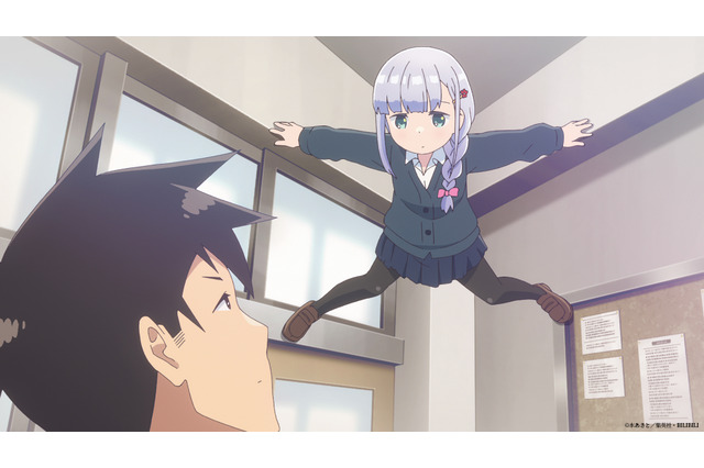 春アニメ「阿波連さんははかれない」奇抜過ぎる寝ぐせで登校した阿波連さん！第3話先行カット 画像