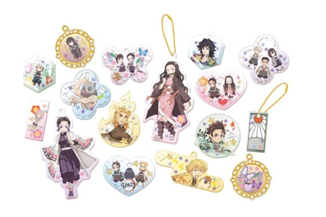 「鬼滅の刃」宇髄天元らキャラシールを使って派手派手なチャームを作ろう！ “ぷにジェル”発売 画像