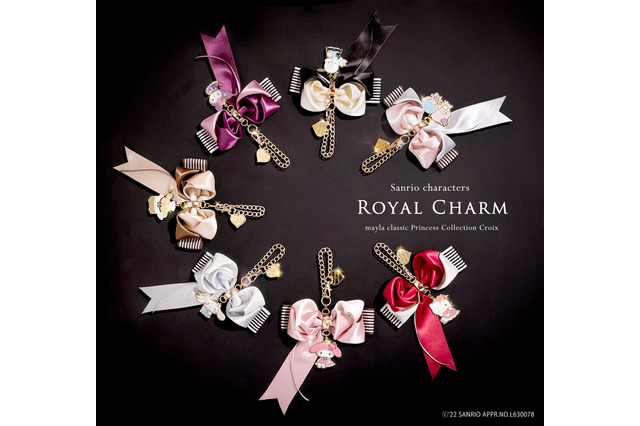 「サンリオ」ハローキティ、シナモロール、ポムポムプリンらが高級感溢れるバッグチャームに！ 「mayla classic」コラボ 画像