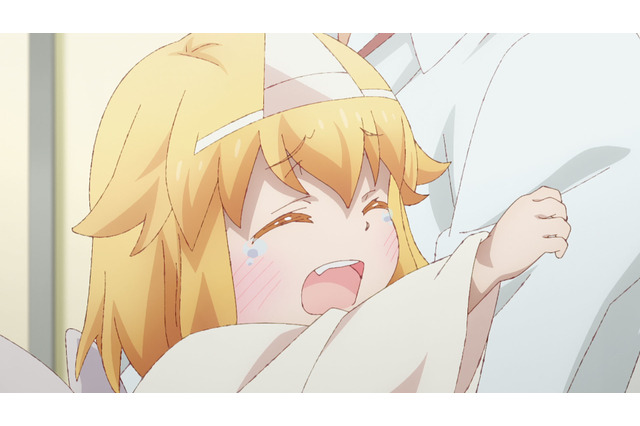 春アニメ「社畜さんは幼女幽霊に癒されたい。」幽霊ちゃんが一人で雷に怯えていると…第3話先行カット 画像