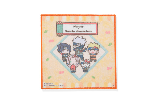 「NARUTO×サンリオキャラ」コラボがキュート♪ ミニタオル＆アクリルチャーム登場 画像