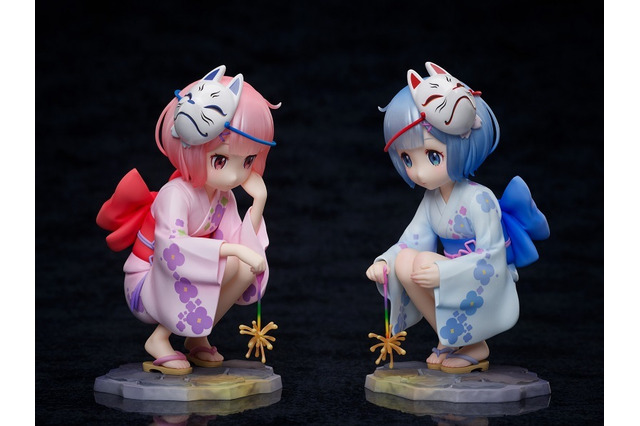 「リゼロ」ラム＆レムの幼少期を浴衣姿でフィギュア化！仲むつまじい姿を表現 画像