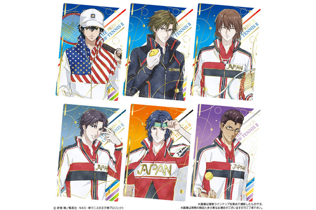 「新テニスの王子様」越前リョーマ、手塚国光らカード付きツインウエハースが登場！高級感ある全29種 画像