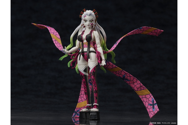 「鬼滅の刃」“美しく強い鬼は何をしてもいいのよ！”堕姫のアクションフィギュア登場 画像