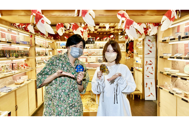 下野紘＆内田真礼が浅草をぶらり旅♪ 縁日ゲームでお祭り気分「声優と夜あそび ウォーカーズ」 画像