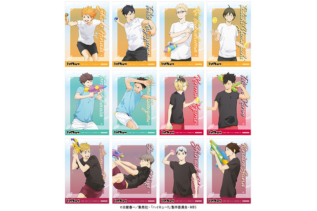 「ハイキュー!!」日向＆影山たちが“水遊び”！ 描き下ろしグッズ登場のフェア、アニメイトで開催 画像