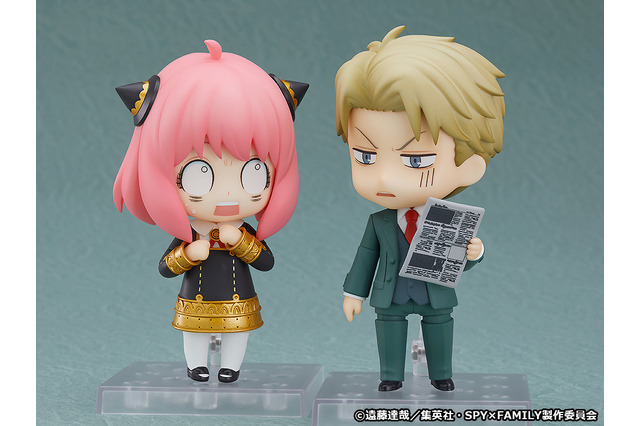 「SPY×FAMILY」ロイド＆アーニャ、ねんどろいどでフィギュア化！ 下ろした前髪、よゆうのえみ顔など付属パーツも充実 画像