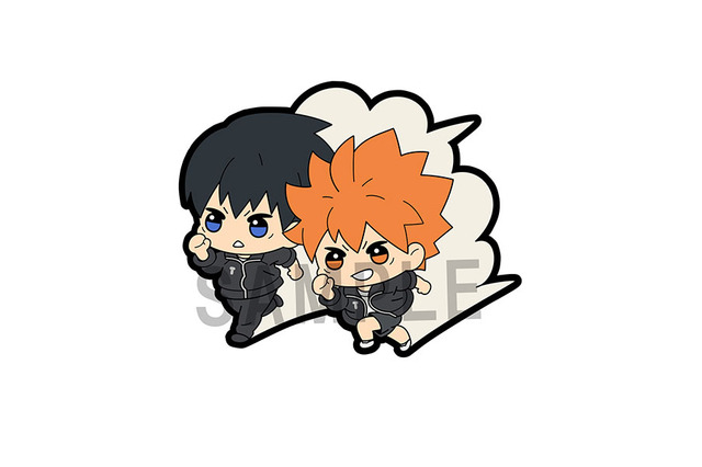 「ハイキュー!!」日向＆影山、孤爪＆黒尾らがカッコ可愛い♪ちょこっとサイズマスコット＆キャラの関係性にこだわったラバーマスコット 画像