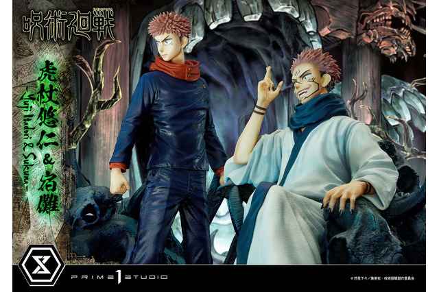 「呪術廻戦」虎杖悠仁と宿儺がスタチュー化！ 伏魔御廚子をイメージしたベースも付属 画像