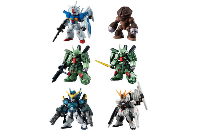 「νガンダム」「ザクIII改」「ガンダム試作1号機」など6機！ 食玩フィギュアシリーズに、投票で選ばれた“特別弾”登場 画像