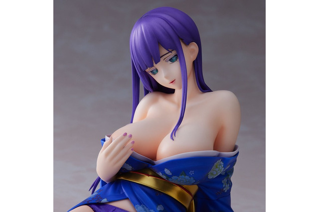 「終末のハーレム」周防美来、“着物姿”でフィギュア化！ はだけた胸元、肉感あふれる太もも… 妖艶さに注目 画像