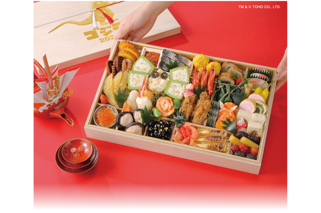 「ゴジラおせち2023」“キングギドラ”数の子など♪ 今年は「ゴジラVSメカゴジラ」をオマージュ 画像