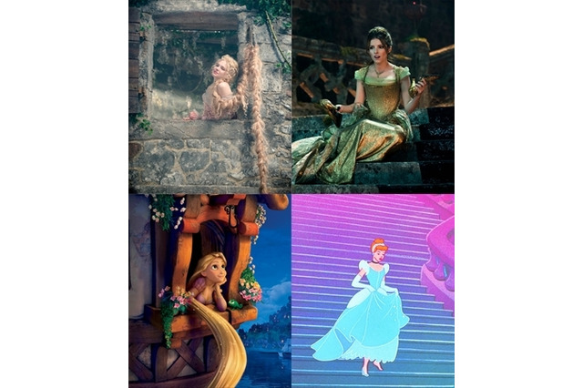 「イントゥ・ザ・ウッズ」シンデレラとラプンツェルの新しいビジュアルが公開 画像