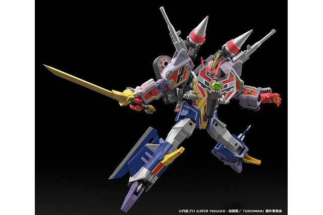 「SSSS.GRIDMAN」フルパワーグリッドマン、変形プラキット化！ アシストウェポンによるコンビネーションや“パワードゼノン”への合体も 画像