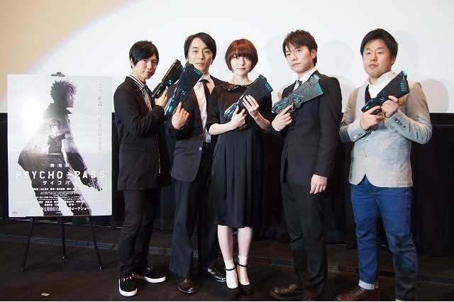 「劇場版　サイコパス」初日舞台挨拶レポート　花澤香菜、関智一、野島健児、神谷浩史、塩谷監督ら登壇 画像