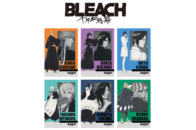 「BLEACH 千年血戦篇」一護、ルキアら6名のイラストカードをプレゼント♪アニメイトで放送記念フェア開催！新作グッズも展開 画像