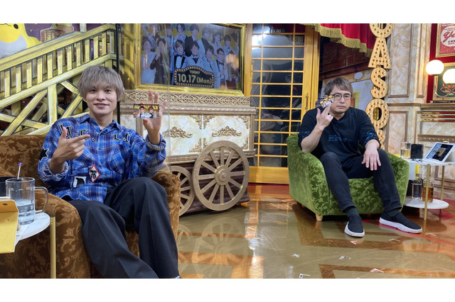 安元洋貴のロックなおばあちゃんエピソードに岡本信彦驚愕！ アンケートストラックアウトであそんだ「声優と夜あそび 月」 画像