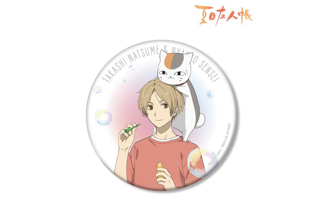 「夏目友人帳」ニャンコ先生、夏目貴志らシャボン玉ver.のグッズ登場♪ Tシャツ、トートバッグ、アクキーなど展開 画像